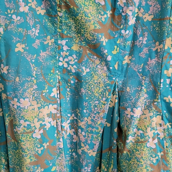 Blue Floral Dress - Picture 2 of 3